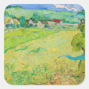 Adesivo Quadrado Vincent van Gogh - Vista de Vessenots perto de Auv