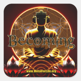 Adesivo Quadrado VINDO - Vinheta MetalForLife