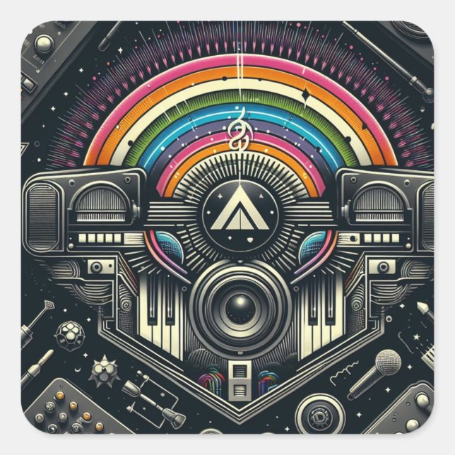 Adesivo Quadrado Vinheta (Frente)