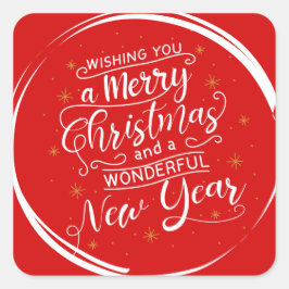 Adesivo Quadrado Vinheta