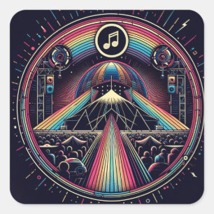 Adesivo Quadrado Vinheta