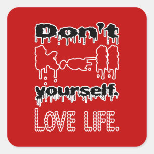 Adesivo Quadrado Vinheta