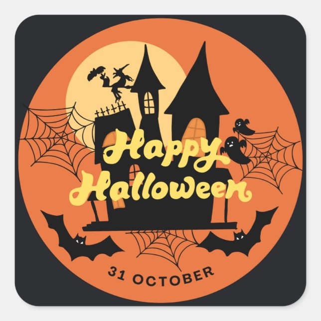 Adesivo Quadrado Vinheta (Frente)