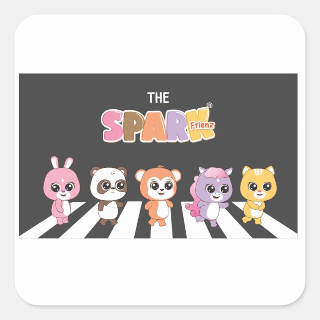 Adesivo Quadrado Vinheta (Frente)