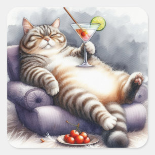 Adesivo Quadrado Vinheta