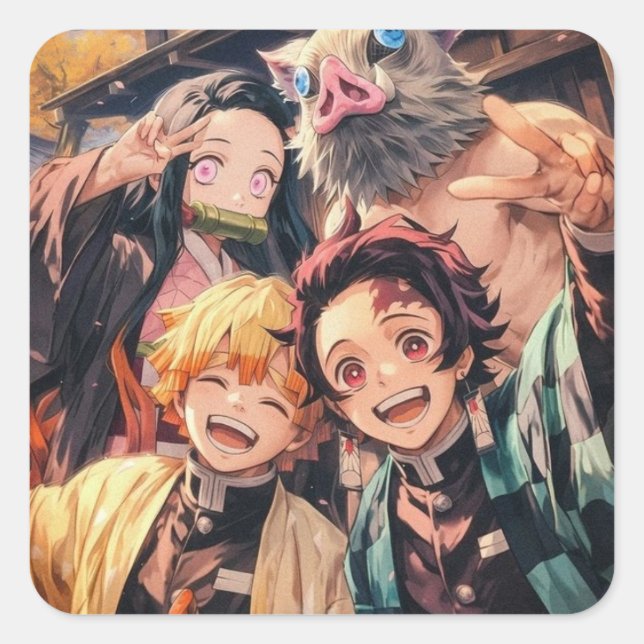 Adesivo Quadrado Vinheta (Frente)