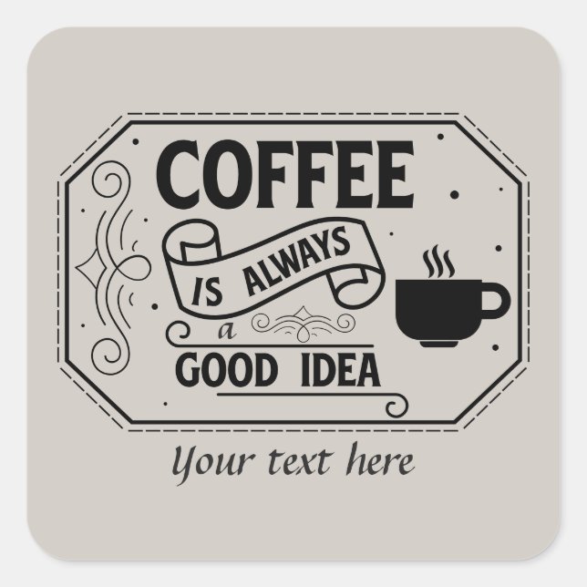 Adesivo Quadrado Vinheta (Frente)