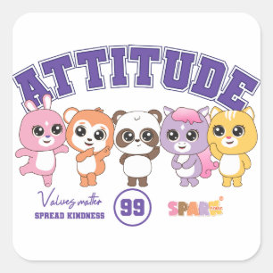 Adesivo Quadrado Vinheta