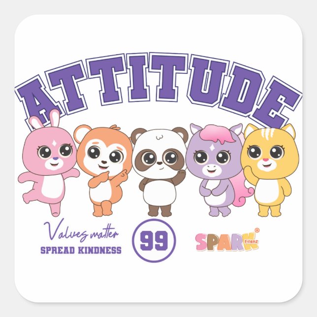 Adesivo Quadrado Vinheta (Frente)