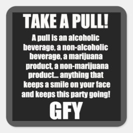 Adesivo Quadrado Vinheta