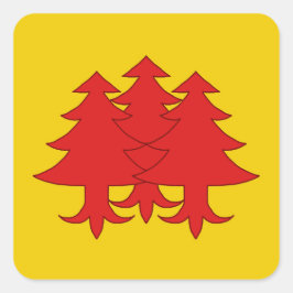 Adesivo Quadrado Vinheta