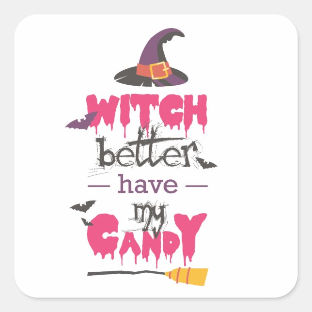 Adesivo Quadrado Vinheta (Frente)