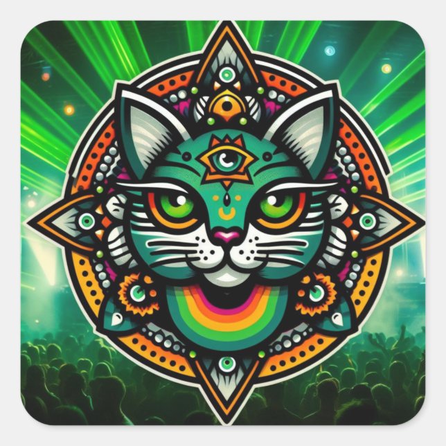 Adesivo Quadrado Vinheta (Frente)