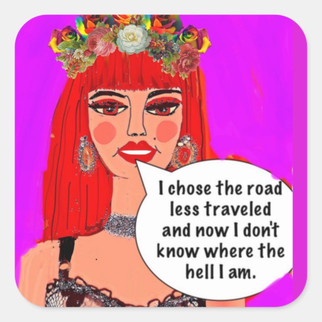 Adesivo Quadrado Vinheta (Frente)