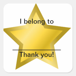 Adesivo Quadrado Vinheta