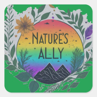 Adesivo Quadrado Vinheta