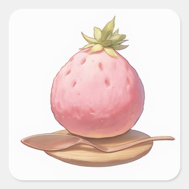 Adesivo Quadrado Vinheta Anime Bonita (Frente)