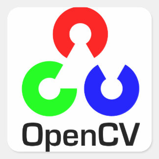 Adesivo Quadrado Vinheta ao quadrado OpenCV