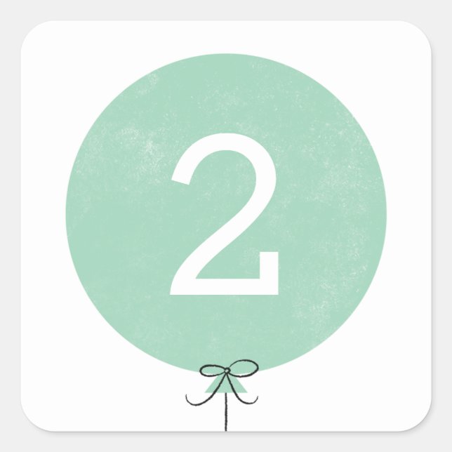 Adesivo Quadrado Vinheta Balão - Casa (Frente)