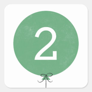 Adesivo Quadrado Vinheta Balão - Vestido