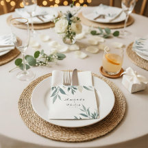 Vinheta Botânica de Casamento Formal