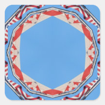 Vinheta com quadro de sinalizador EUA e Canadá