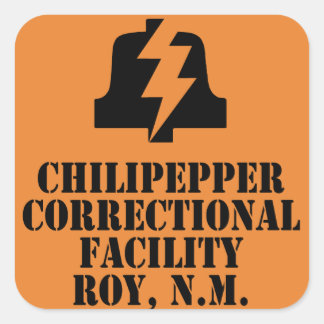 Adesivo Quadrado Vinheta Correção de Chilipepper