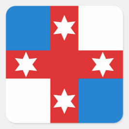 Adesivo Quadrado Vinheta Crachá de Lochac Populace SCA