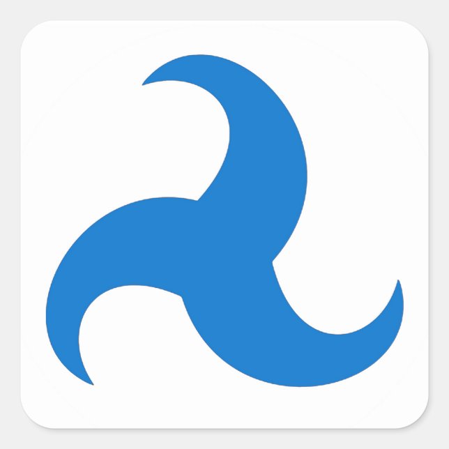 Adesivo Quadrado Vinheta Crachá de Populace de Trimaris SCA (Frente)