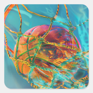 Adesivo Quadrado Vinheta-de-banho