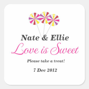 Adesivo Quadrado Vinheta de buffet gira-branca