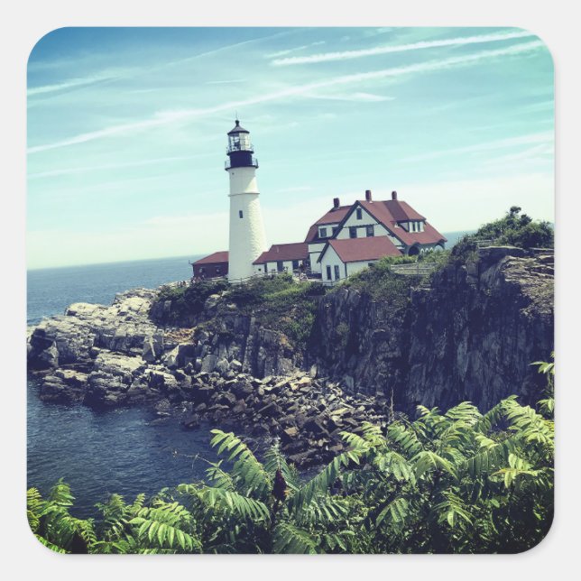 Adesivo Quadrado Vinheta de Casa Clara (Frente)