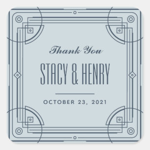 Adesivo Quadrado Vinheta de Fechamento de Armamento Moderno Deco -