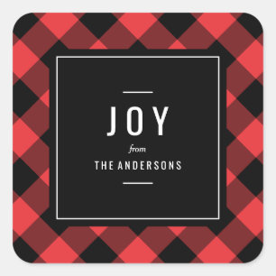 Adesivo Quadrado Vinheta de Férias Fireside