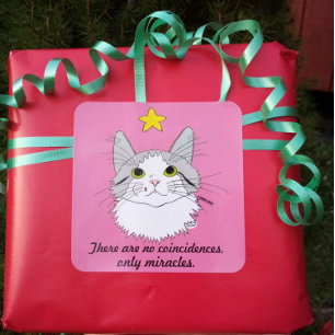 Adesivo Quadrado Vinheta de milagres Gizmo Gagdoll Inspirational Ra