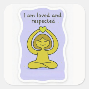 Adesivo Quadrado Vinheta de movimento