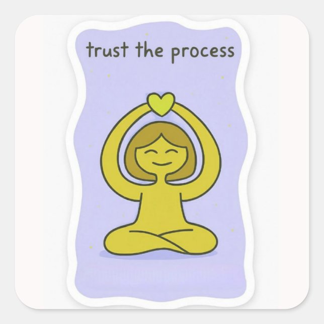 Adesivo Quadrado Vinheta de movimento (Frente)