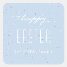 Vinheta de Páscoa de Ovo Espectrada - Céu