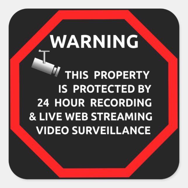 Adesivo Quadrado Vinheta de Segurança de Suprimentos de Igreja para (Frente)