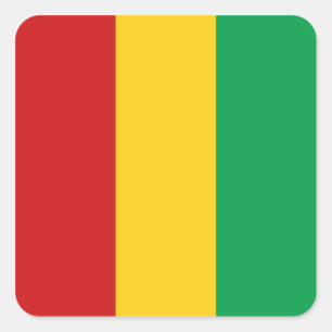 Adesivo Quadrado Vinheta de Sinalizador Conacri