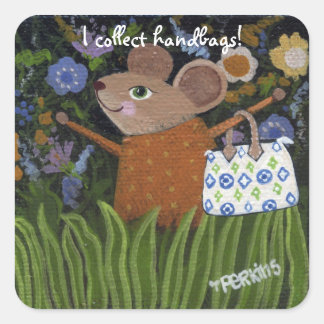 Adesivo Quadrado Vinheta de tampa