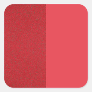 Adesivo Quadrado Vinheta de Textura Fracionada Vermelha de Tomate I