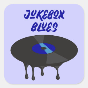 Adesivo Quadrado Vinheta de vinil de fusão