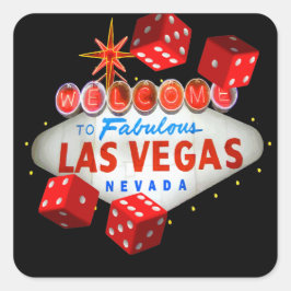 Adesivo Quadrado Vinheta Dice