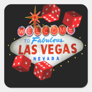 Adesivo Quadrado Vinheta Dice