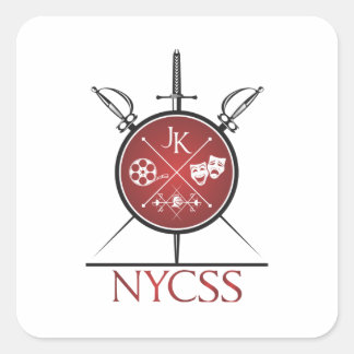 Adesivo Quadrado Vinheta do logotipo NYCSS