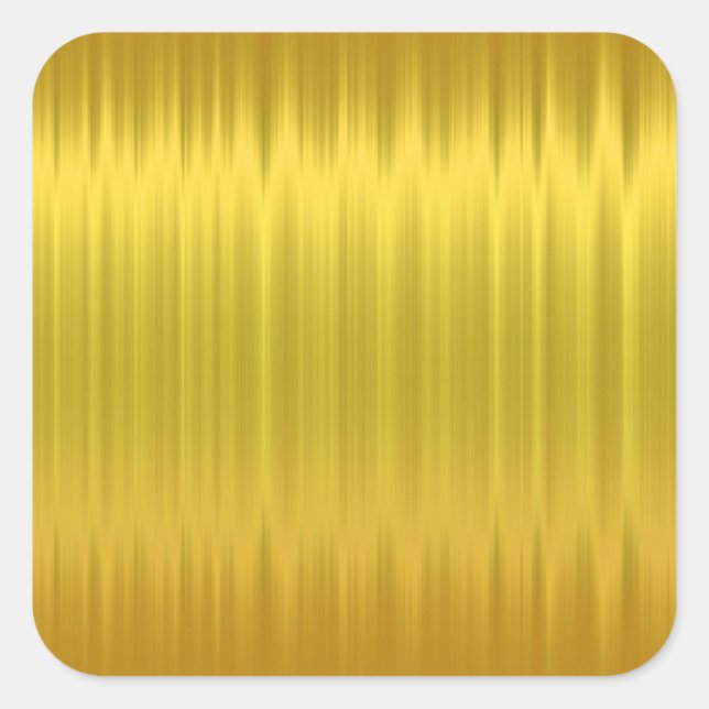 Adesivo Quadrado Vinheta dourada (Frente)