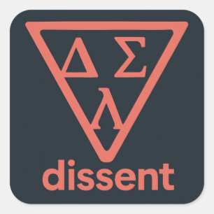 Adesivo Quadrado Vinheta DSL de desvio de gradiente