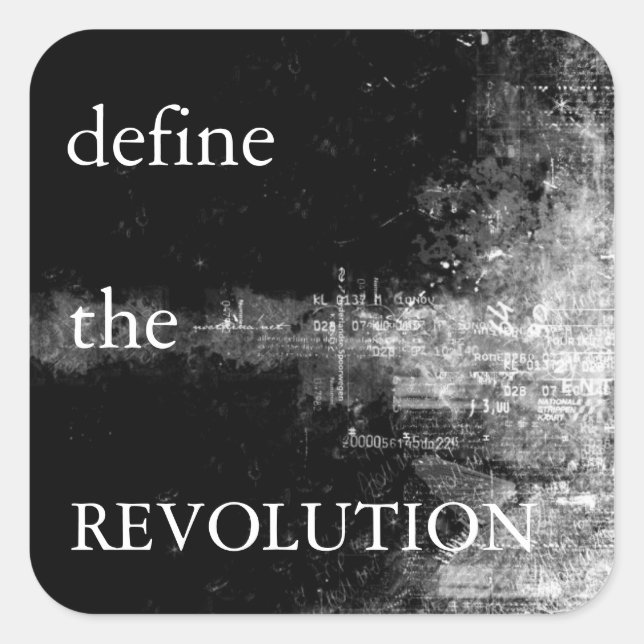 Adesivo Quadrado Vinheta DTR (Frente)