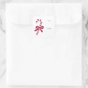 Adesivo Quadrado Vinheta-embrulho de Festa Festiva Candybena